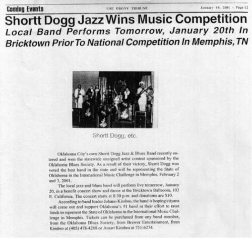 Shortt Dogg Ebony Tribune Article